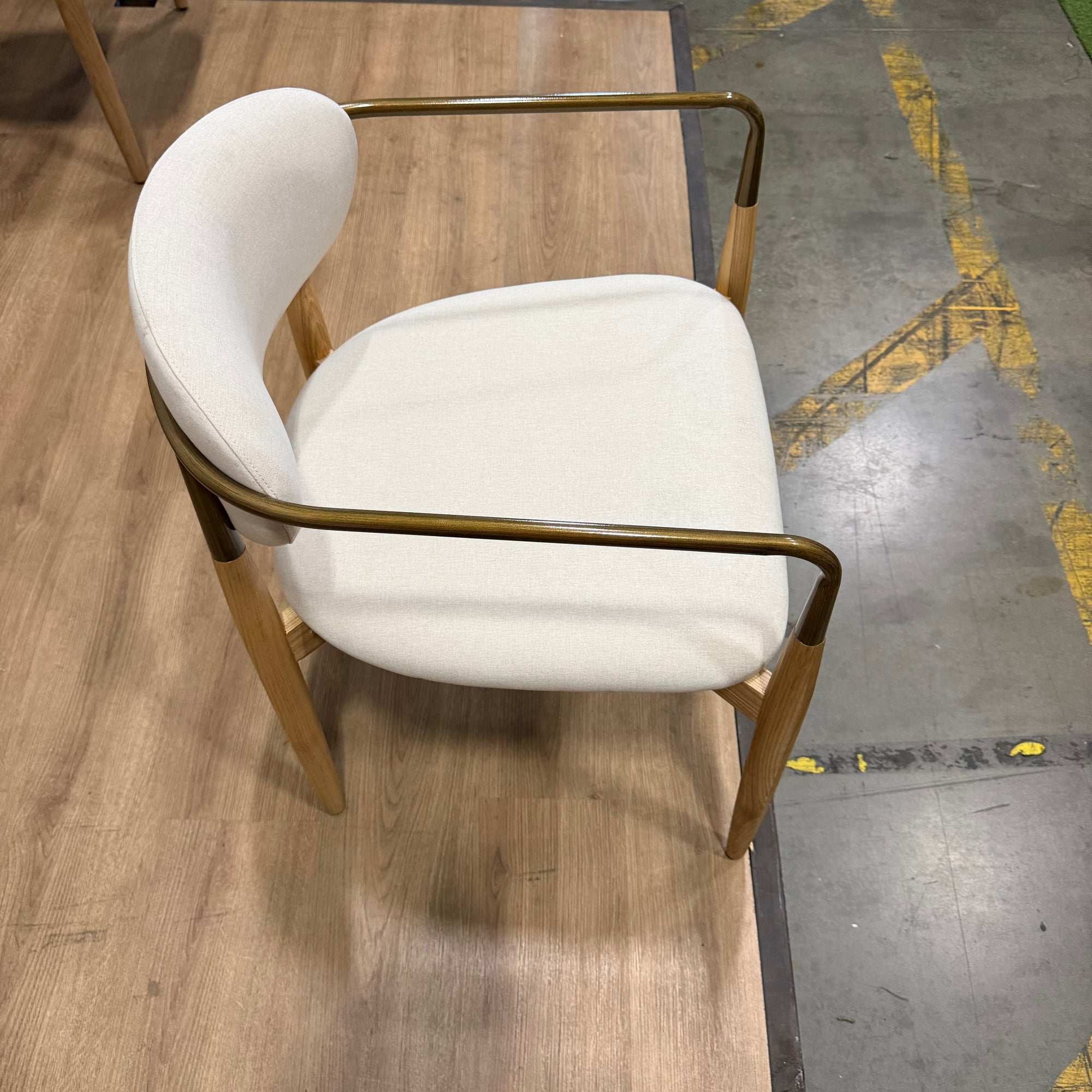 Mira Armchair - Modern Felt: Nimbus