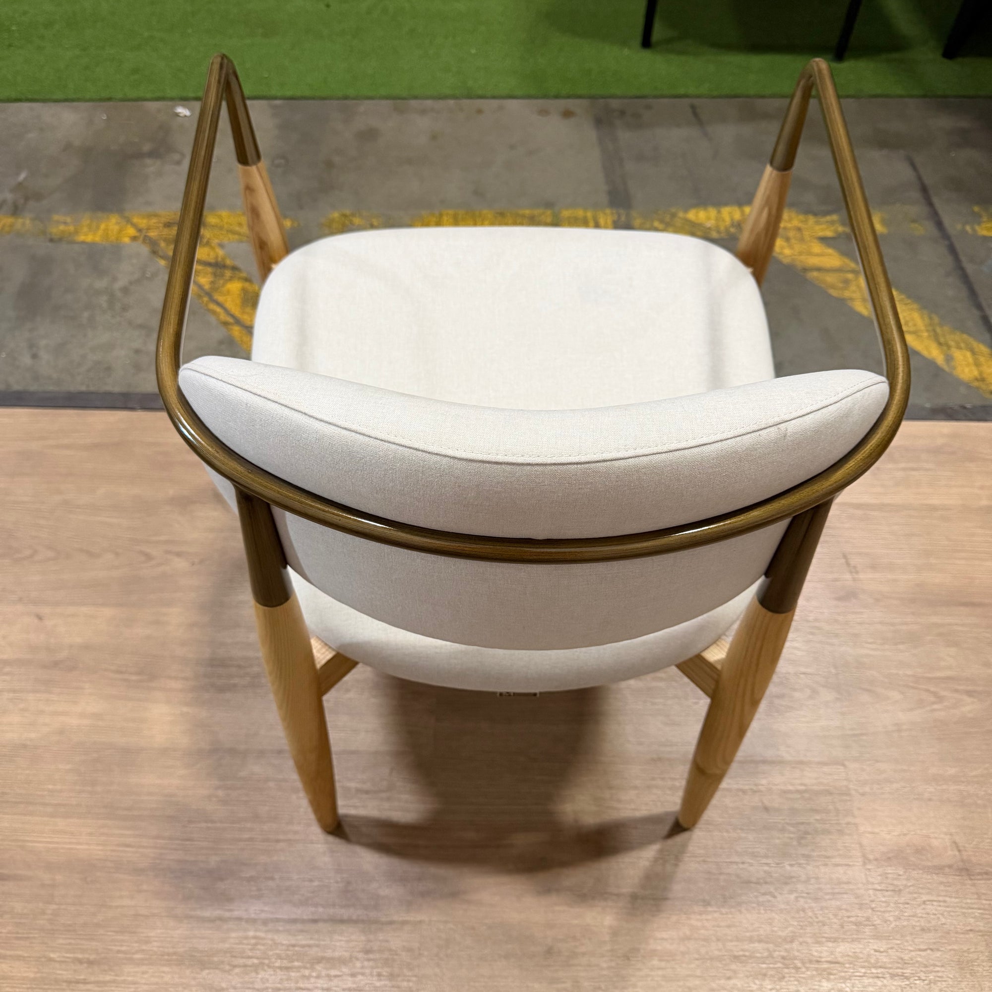 Mira Armchair - Modern Felt: Nimbus