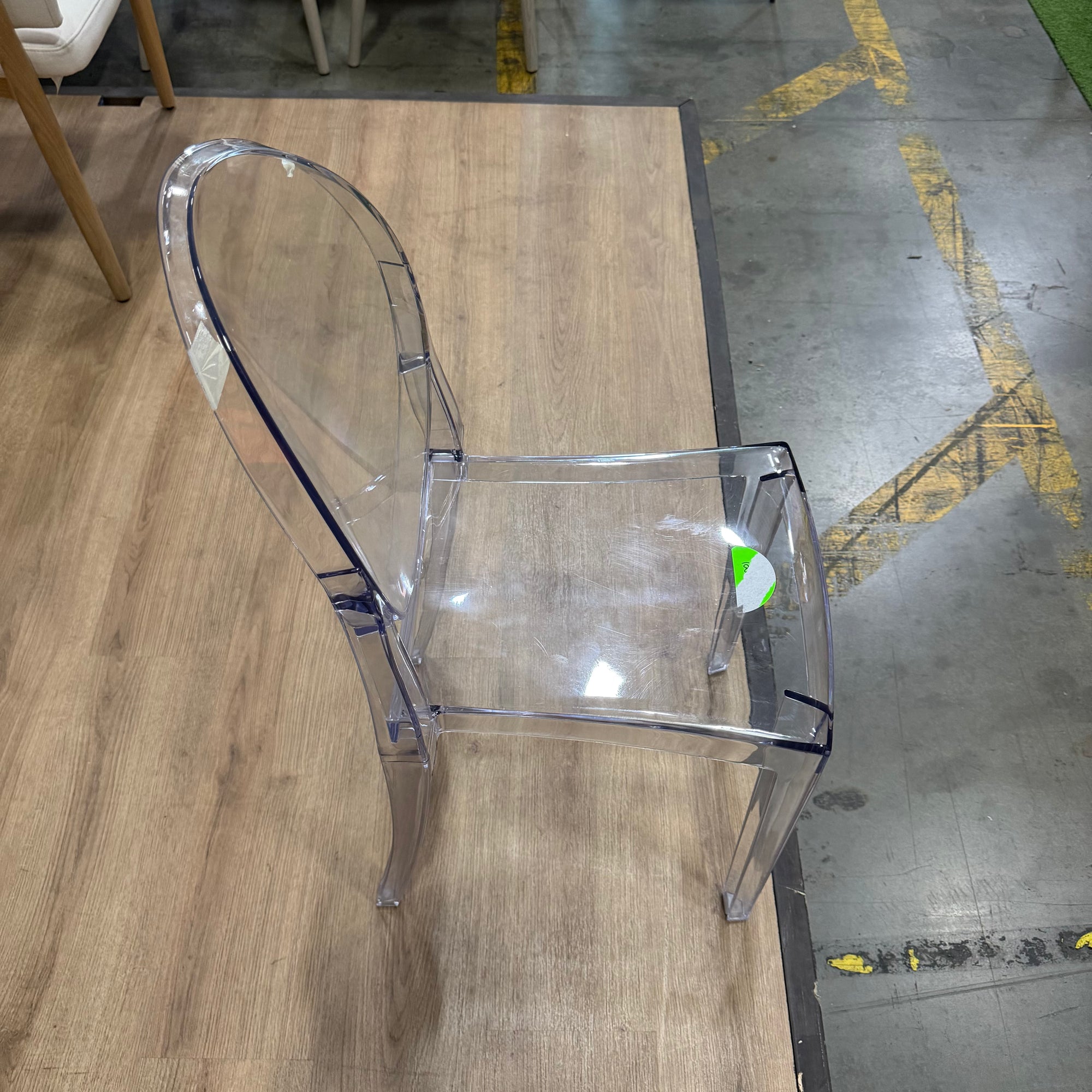 Ghost Side Chair - Victoria, Transparent - FLOOR MODEL