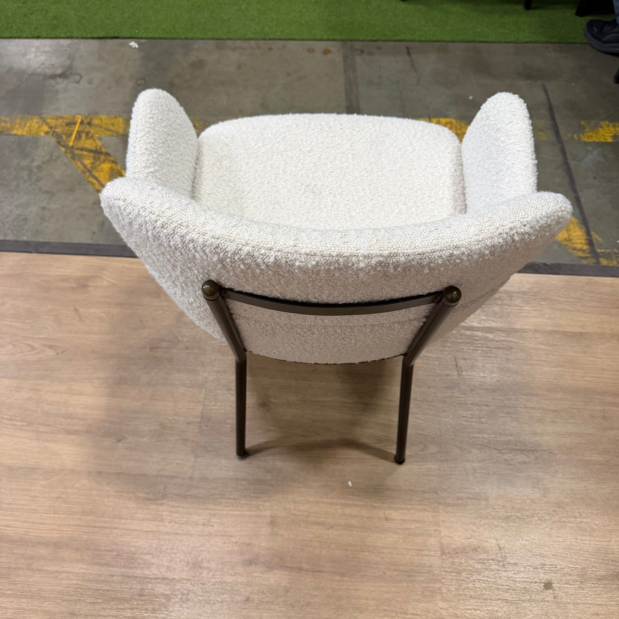 Napa Dining Chair - Boucle: Opal - FLOOR MODEL