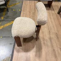 Tola Dining Chair - Shearling: Fawn