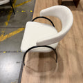 Uma Dining Chair - Modern Felt: Alesund, Black Base
