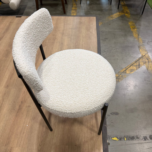 Luna Dining Chair - Bouclé: Opal