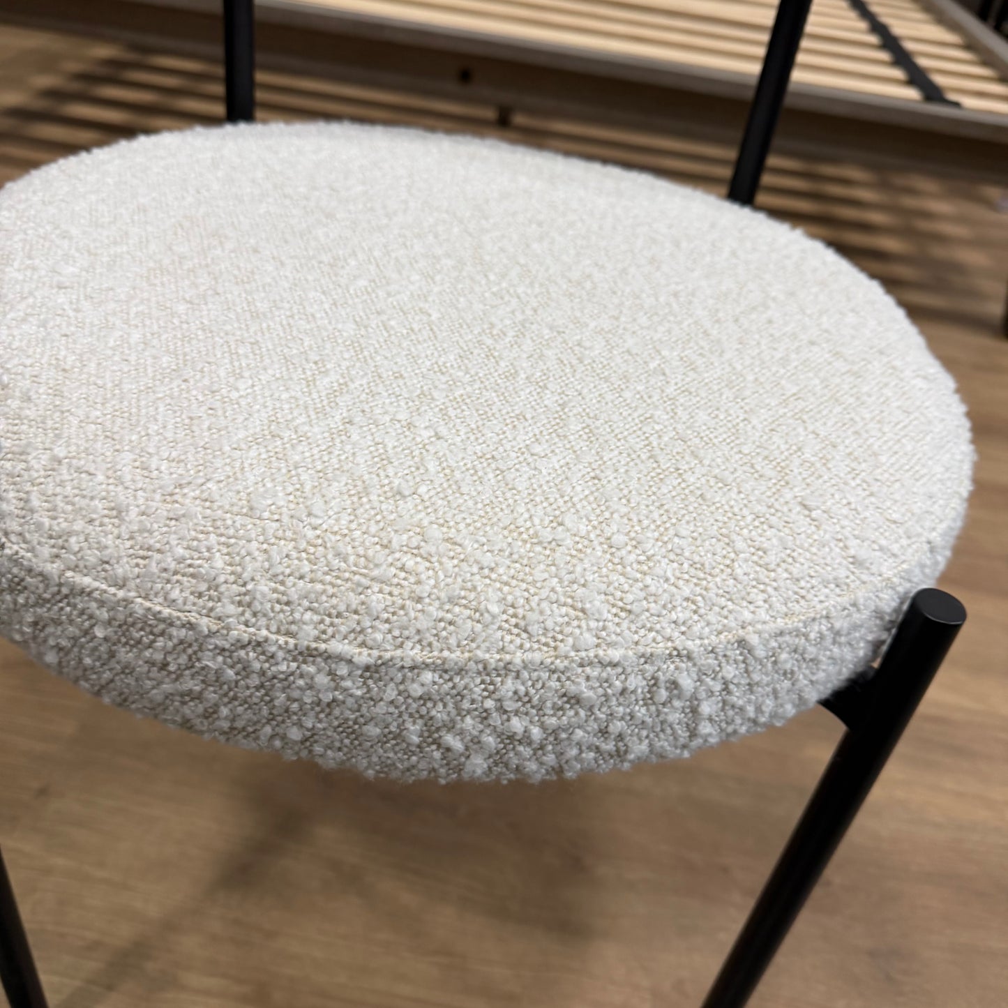 Luna Dining Chair - Bouclé: Opal