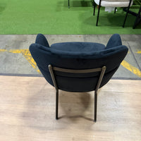 Napa Dining Chair - Velvet: Noir