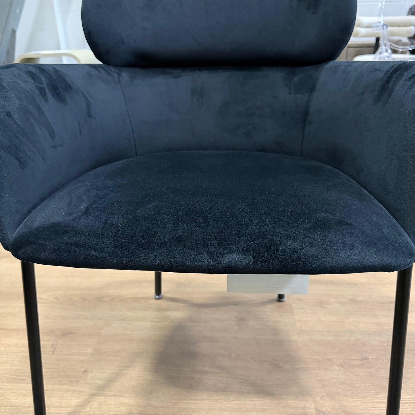 Napa Dining Chair - Velvet: Noir