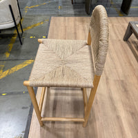 Sample Monti Counter Stool - Seagrass Cord, Natural Stain
