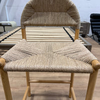 Sample Monti Counter Stool - Seagrass Cord, Natural Stain
