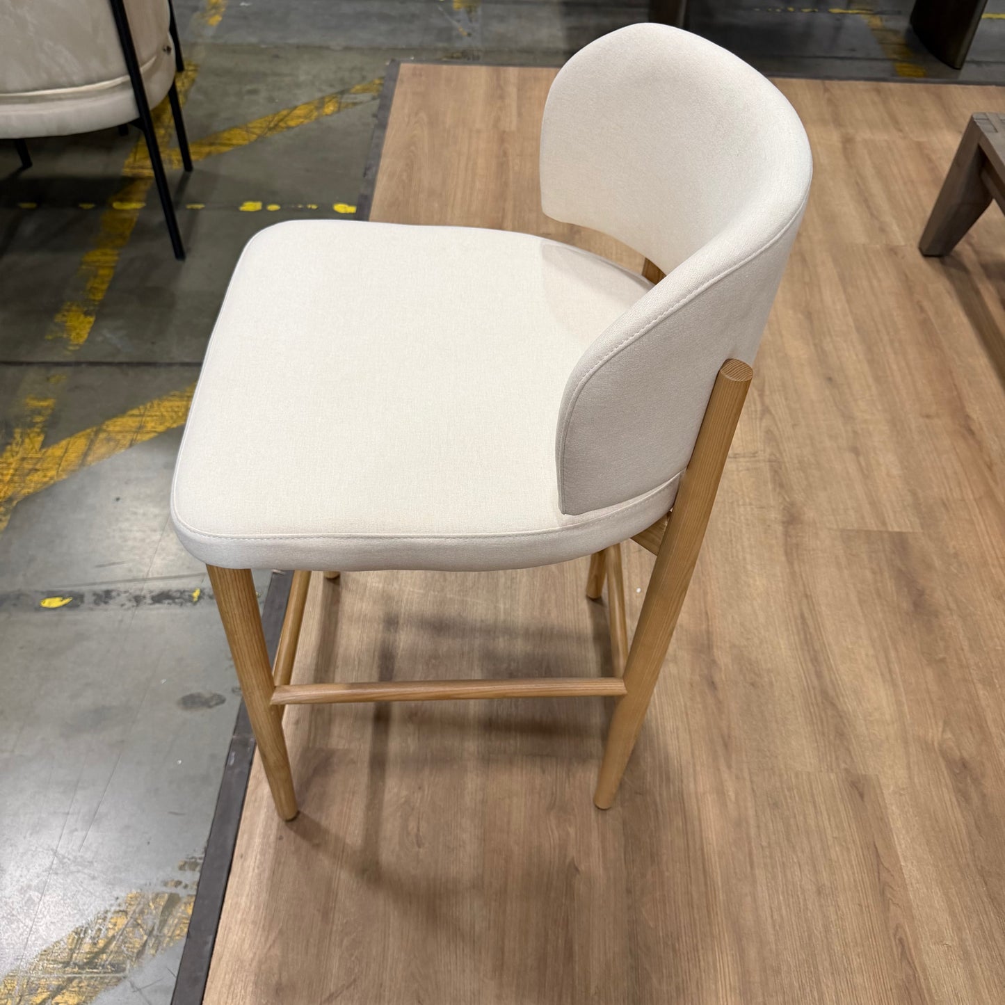 Loren Counter Stool - Modern Felt: Nimbus, Natural