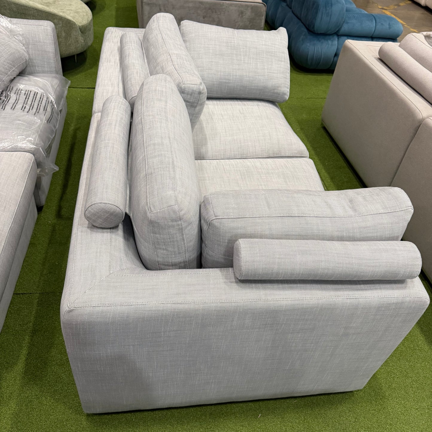Milo Sofa Compact - Performance Linen: Dove