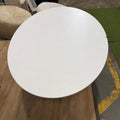 Tulip Table Oval - White Lacquer, White Base, 79