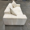 M1 Sofa Loveseat - Performance Weave: Helium Cloud