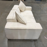 M1 Sofa Loveseat - Performance Weave: Helium Cloud