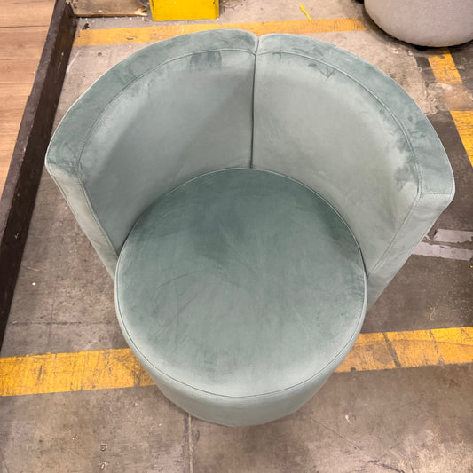 Nova Lounge Chair - Corduroy Velvet: Evergreen