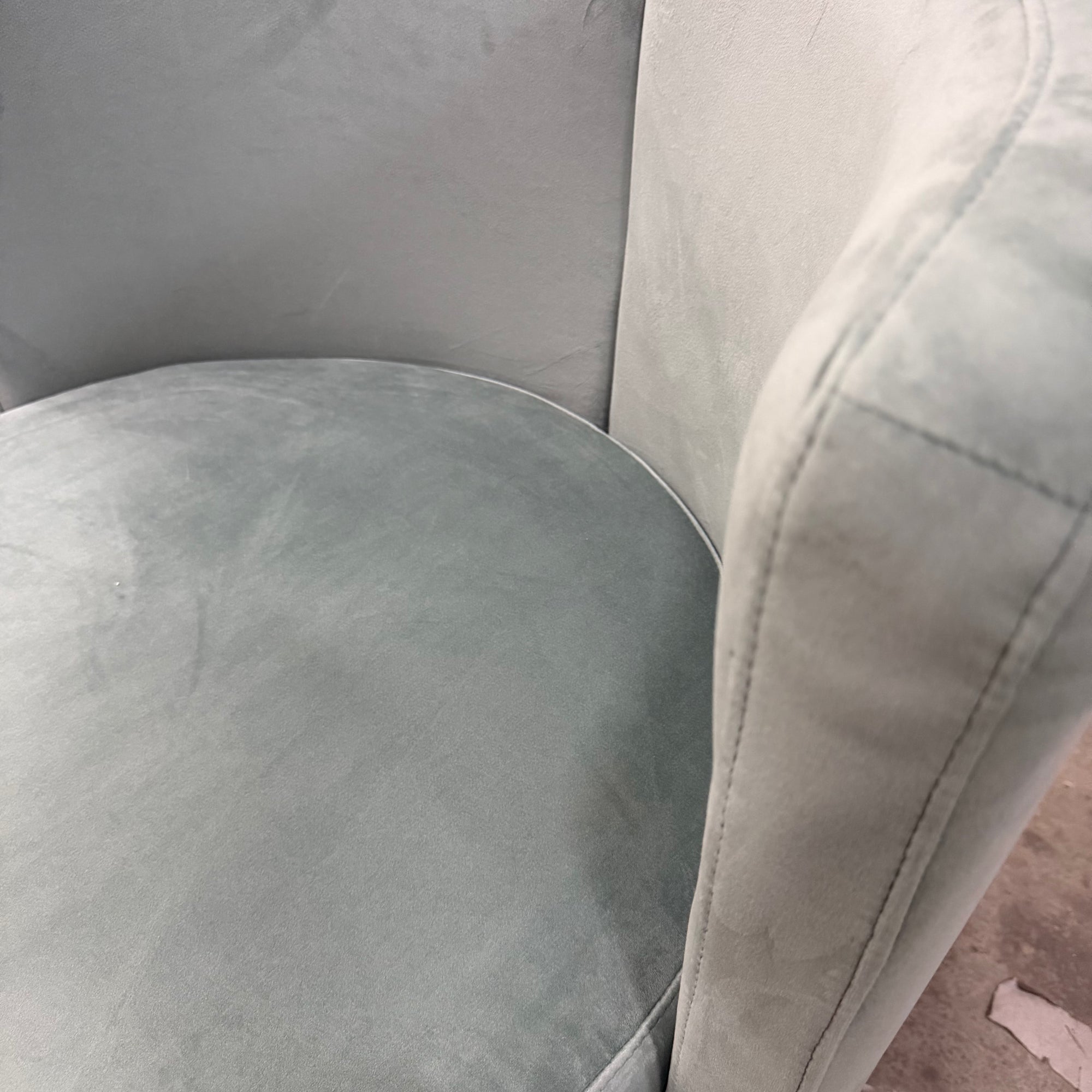 Nova Lounge Chair - Corduroy Velvet: Evergreen