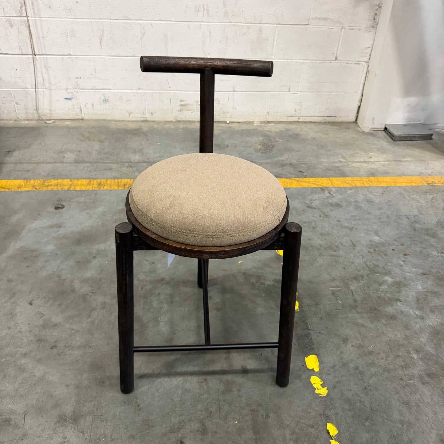Kyoto Counter Stool - Kyoto Truffle with Smoky Brown