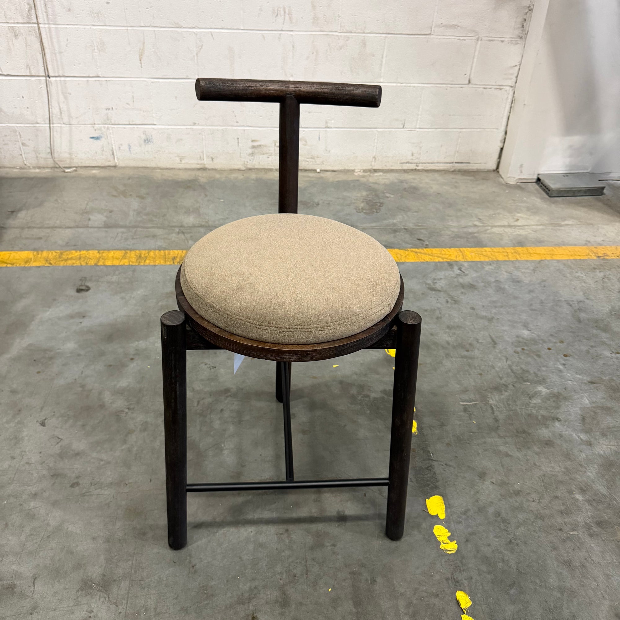 Kyoto Counter Stool - Kyoto Truffle with Smoky Brown