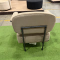 Forja Lounge Chair - Ombra Velvet: Smoky Brown