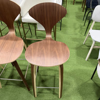 Norman Counter Stool - Walnut Veneer