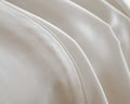 Mulberry Charmeuse Silk Flat Sheet - Queen, Ivory