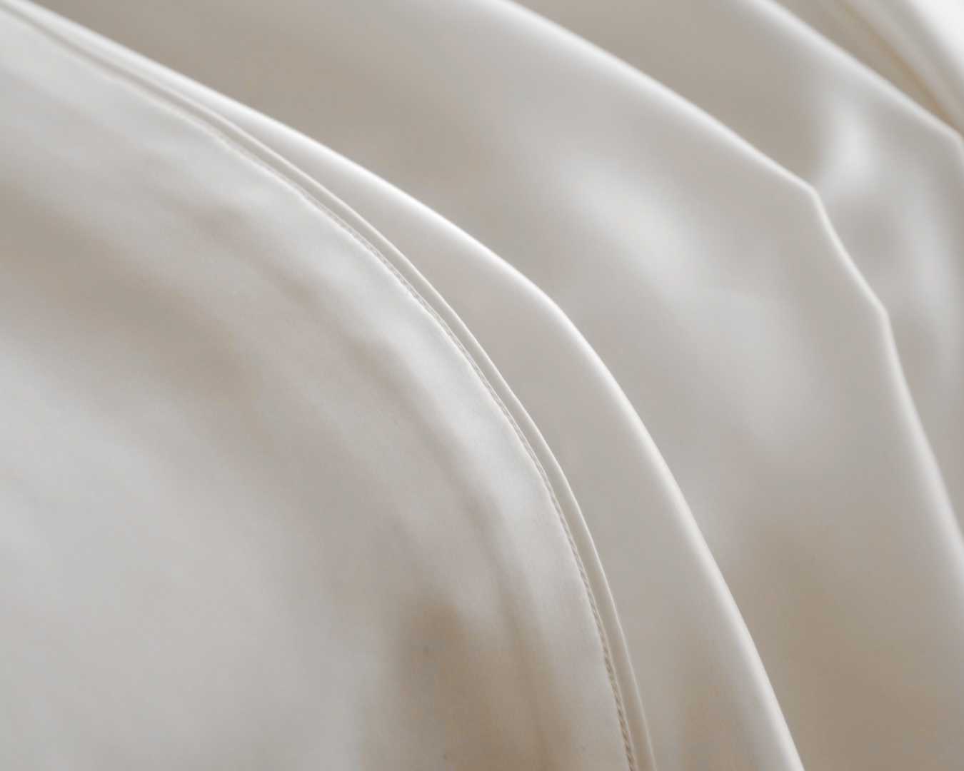 Mulberry Charmeuse Silk Flat Sheet - Queen, Ivory