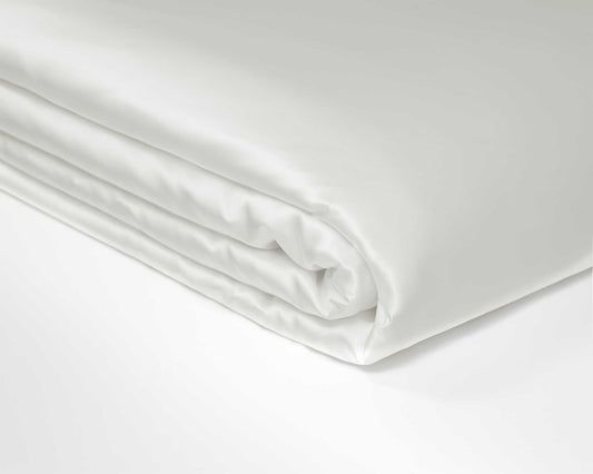 Mulberry Charmeuse Silk Duvet Cover - Ivory