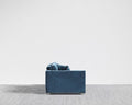 Milo Custom Open End Sofa - Plush Velvet: Solstice