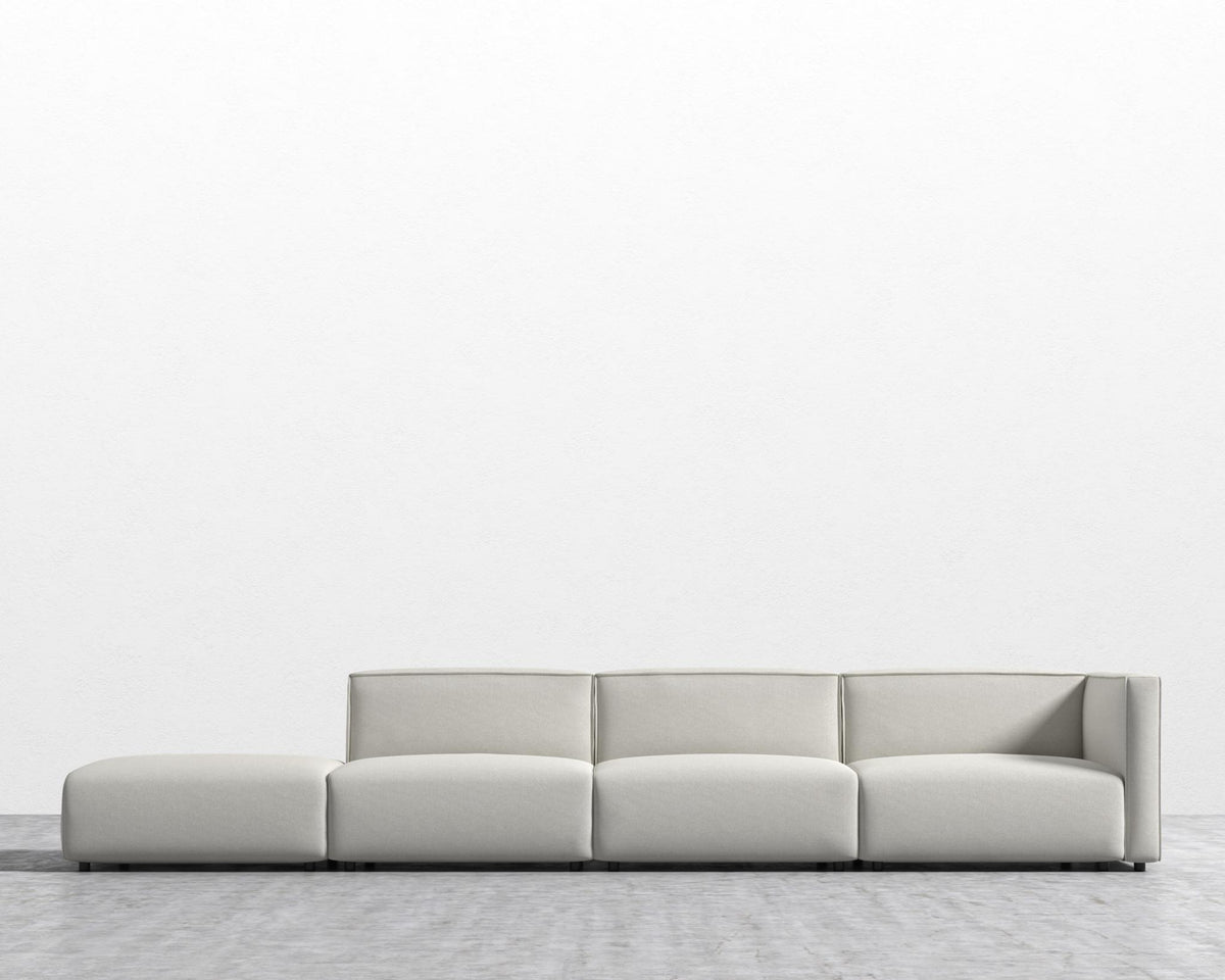 Arya Modular Sectional - Open Left, Modern Felt - Alesund
