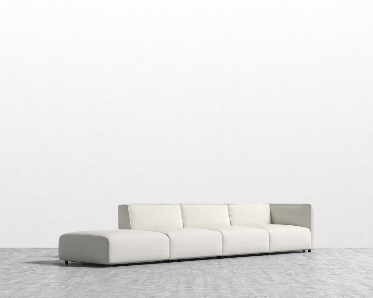 Arya Modular Sectional - Open Left, Modern Felt - Alesund