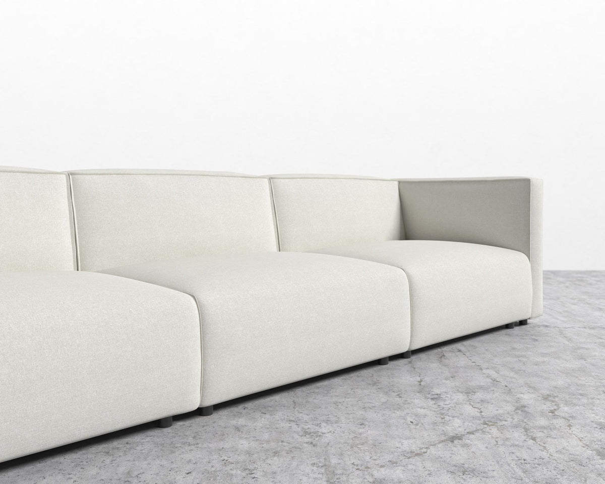 Arya Modular Sectional - Open Left, Modern Felt - Alesund