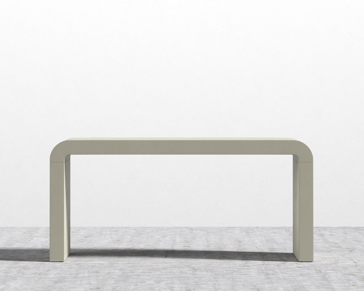 Cascadia Desk - Alabaster Concrete, 63" | 160cm