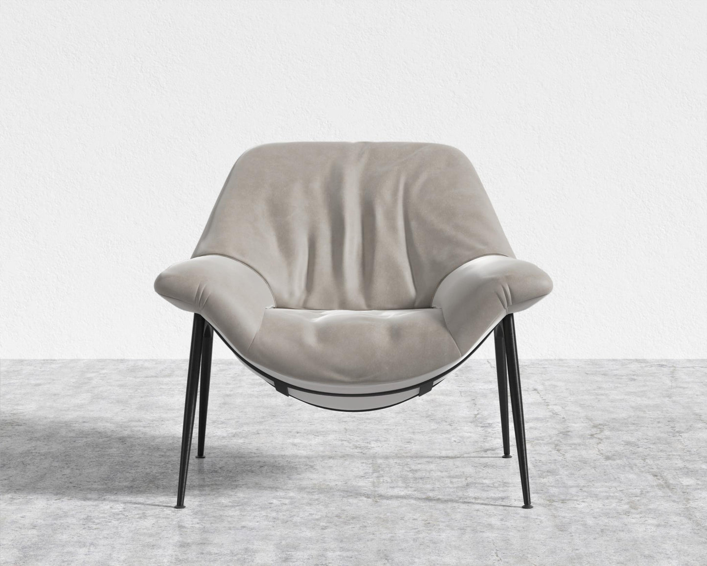 Davos Lounge Chair - Venice Vegan Suede - Latte