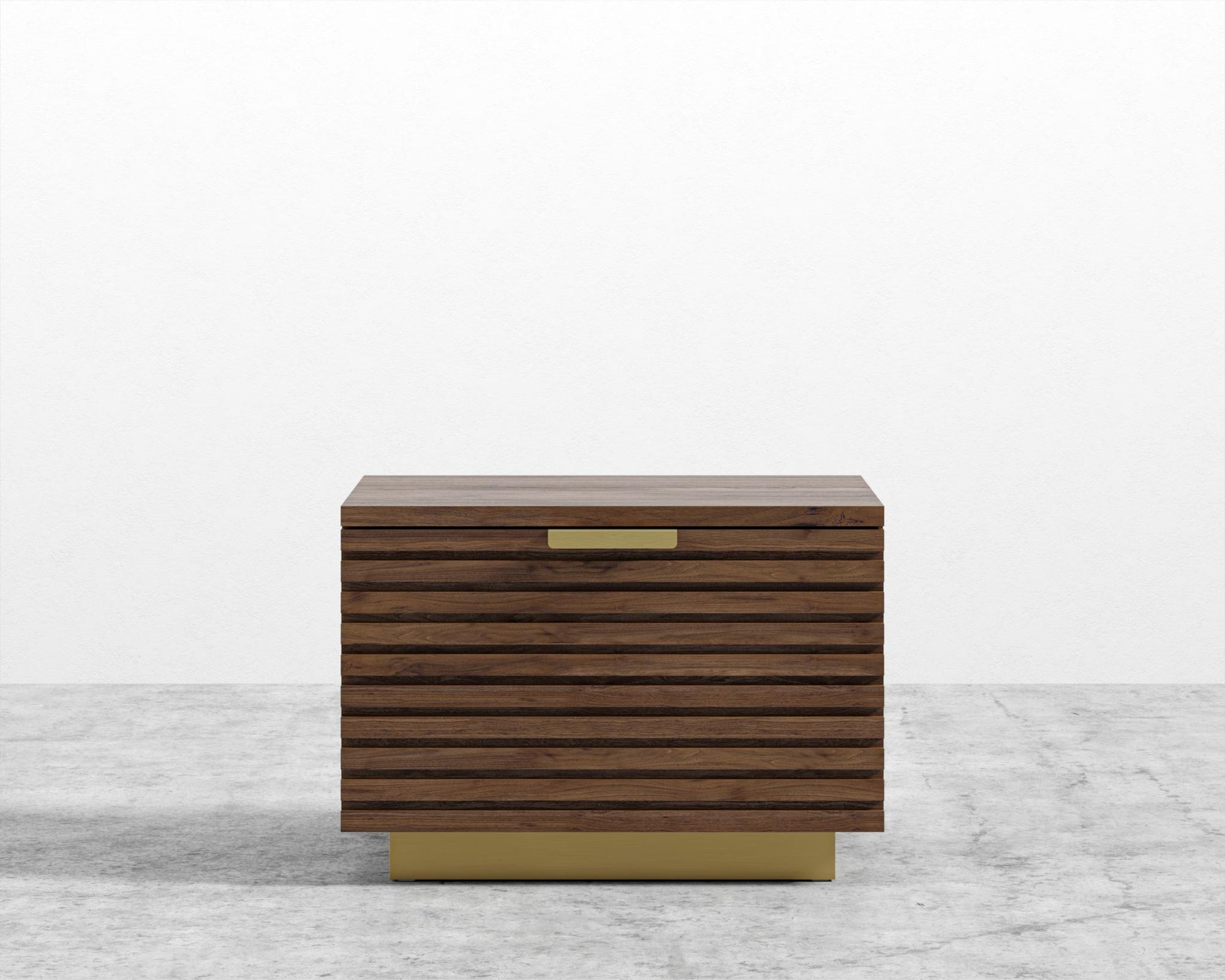 Georgio Night Stand - Walnut-stained