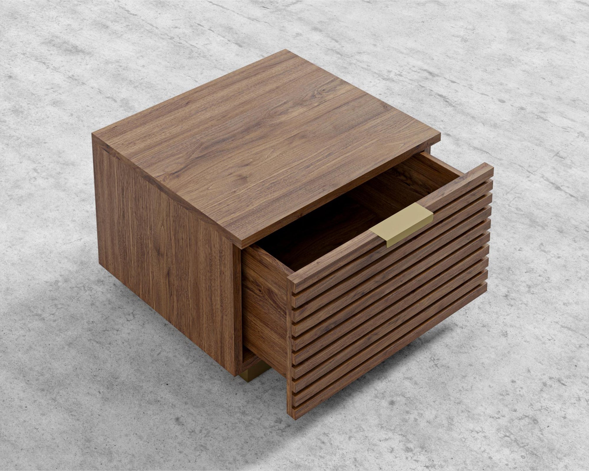 Georgio Night Stand - Walnut-stained