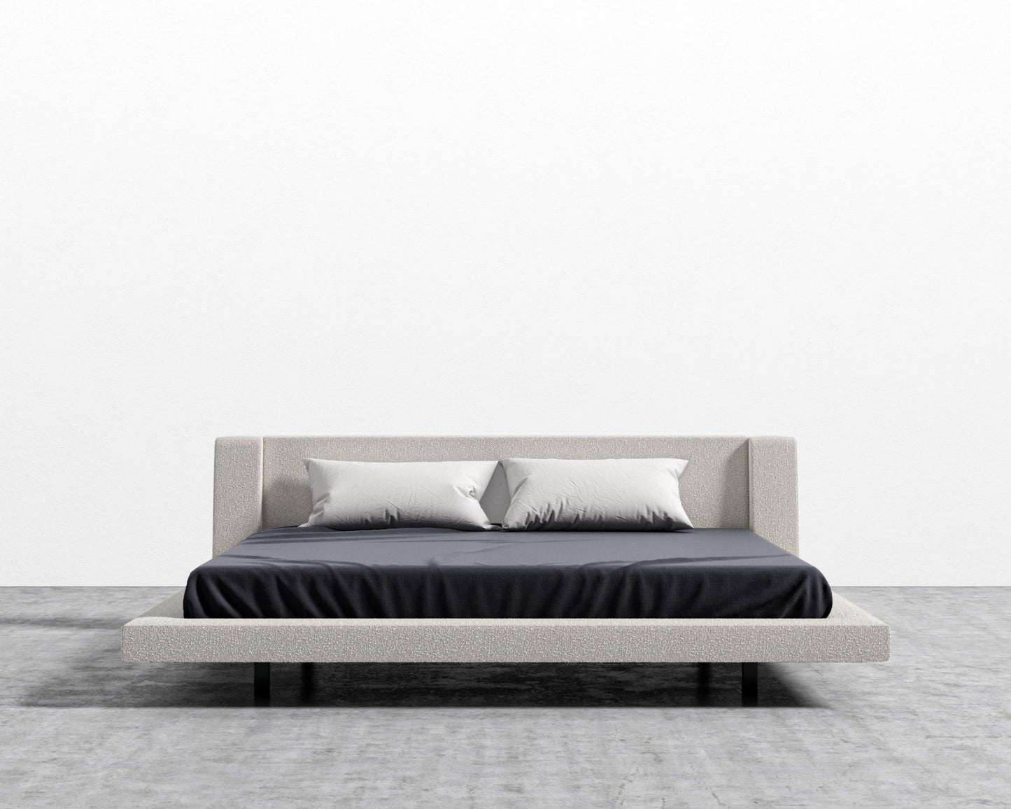 Harper Bed - King - Chatou Boucle - Pearl