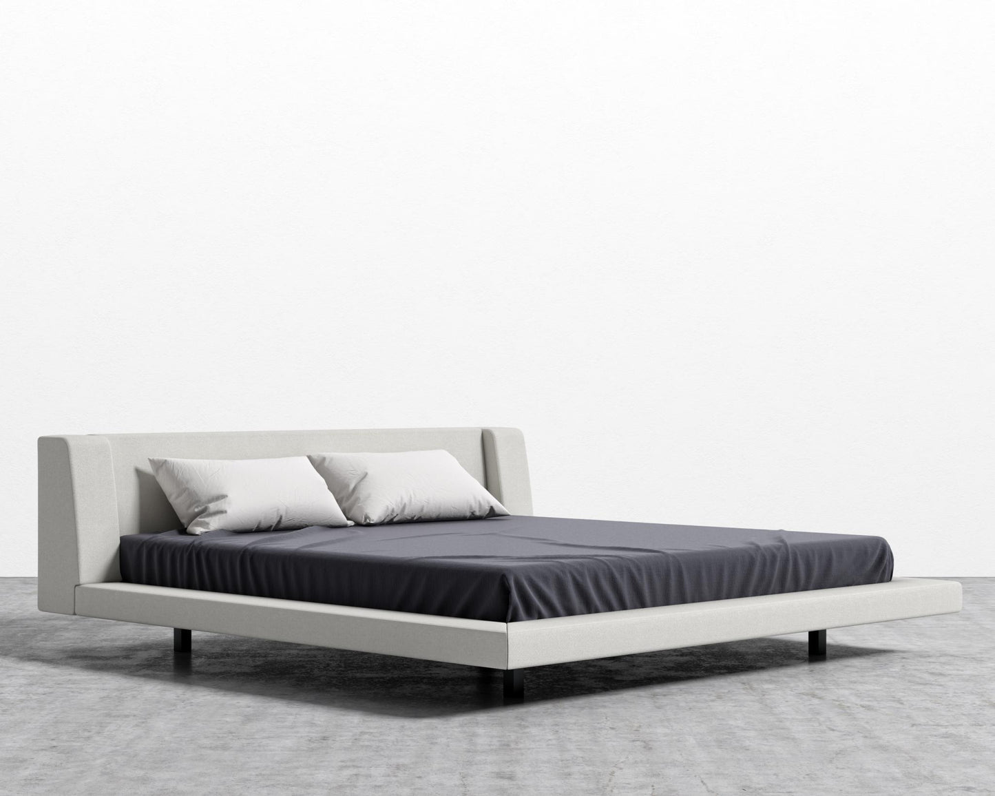 Harper Bed - Modern Felt - Alesund, King