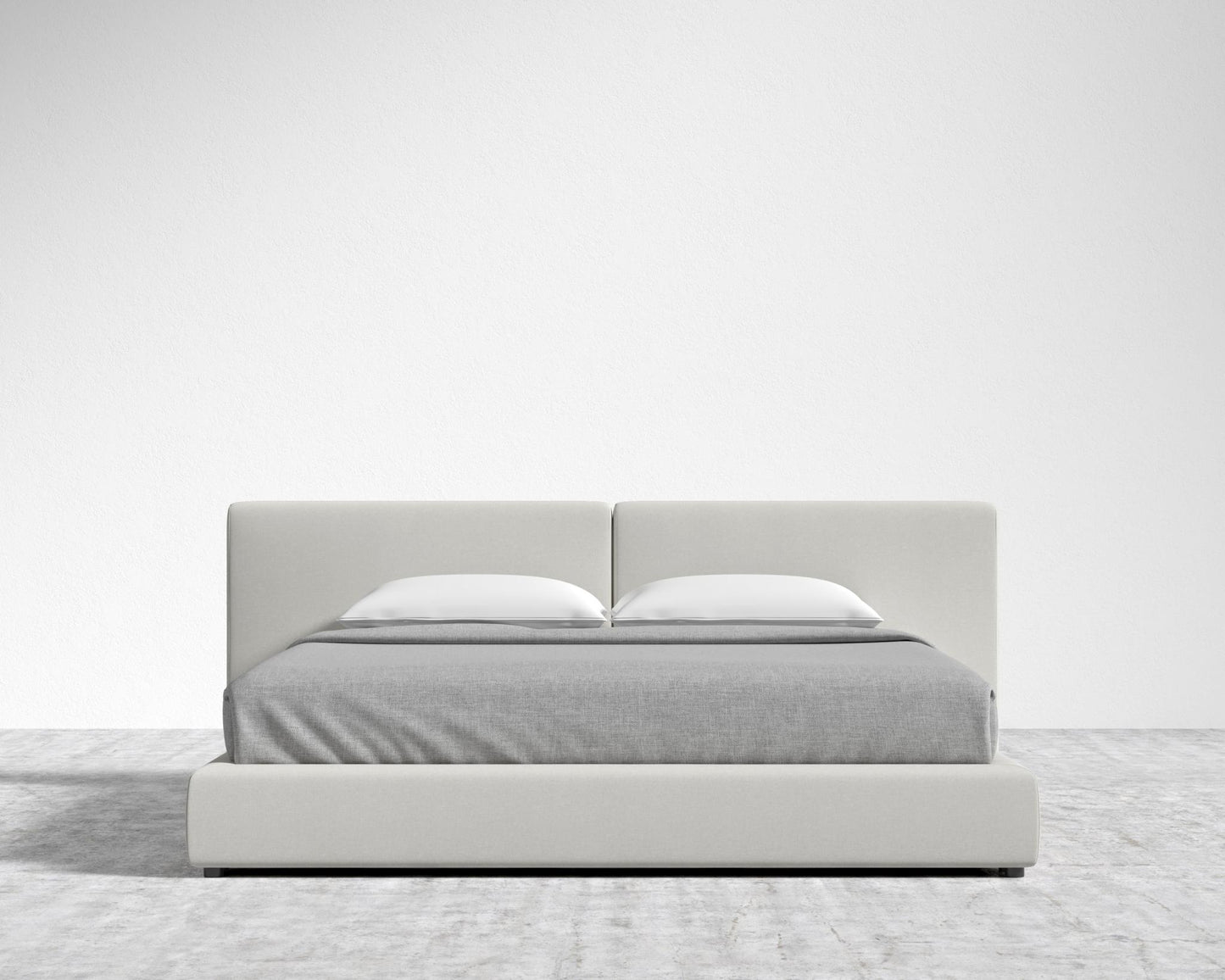 Kaye Slipcover Bed - Modern Felt - Alesund