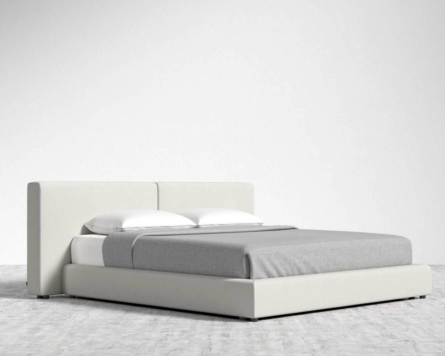 Kaye Slipcover Bed - Modern Felt - Alesund