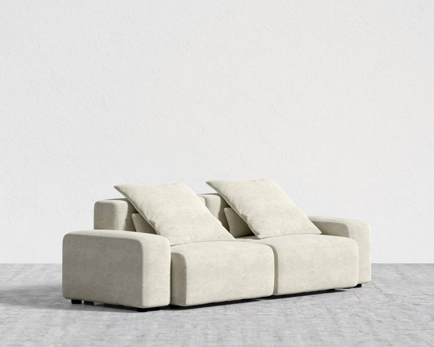Kaye Sofa L - Large, Essential Cloud Weave - Birch
