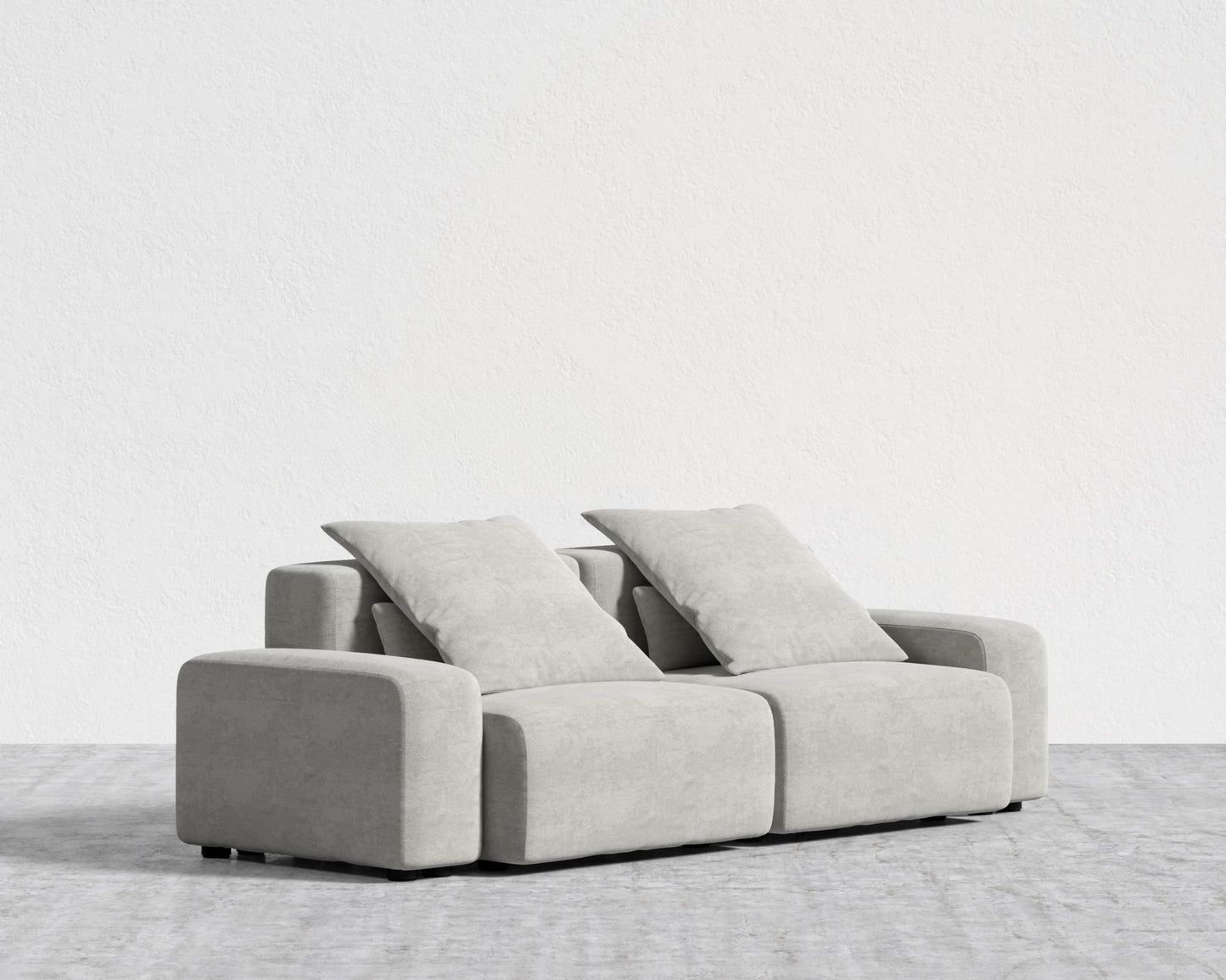 Kaye Sofa L - Large, Essential Cloud Weave - Mist Grey