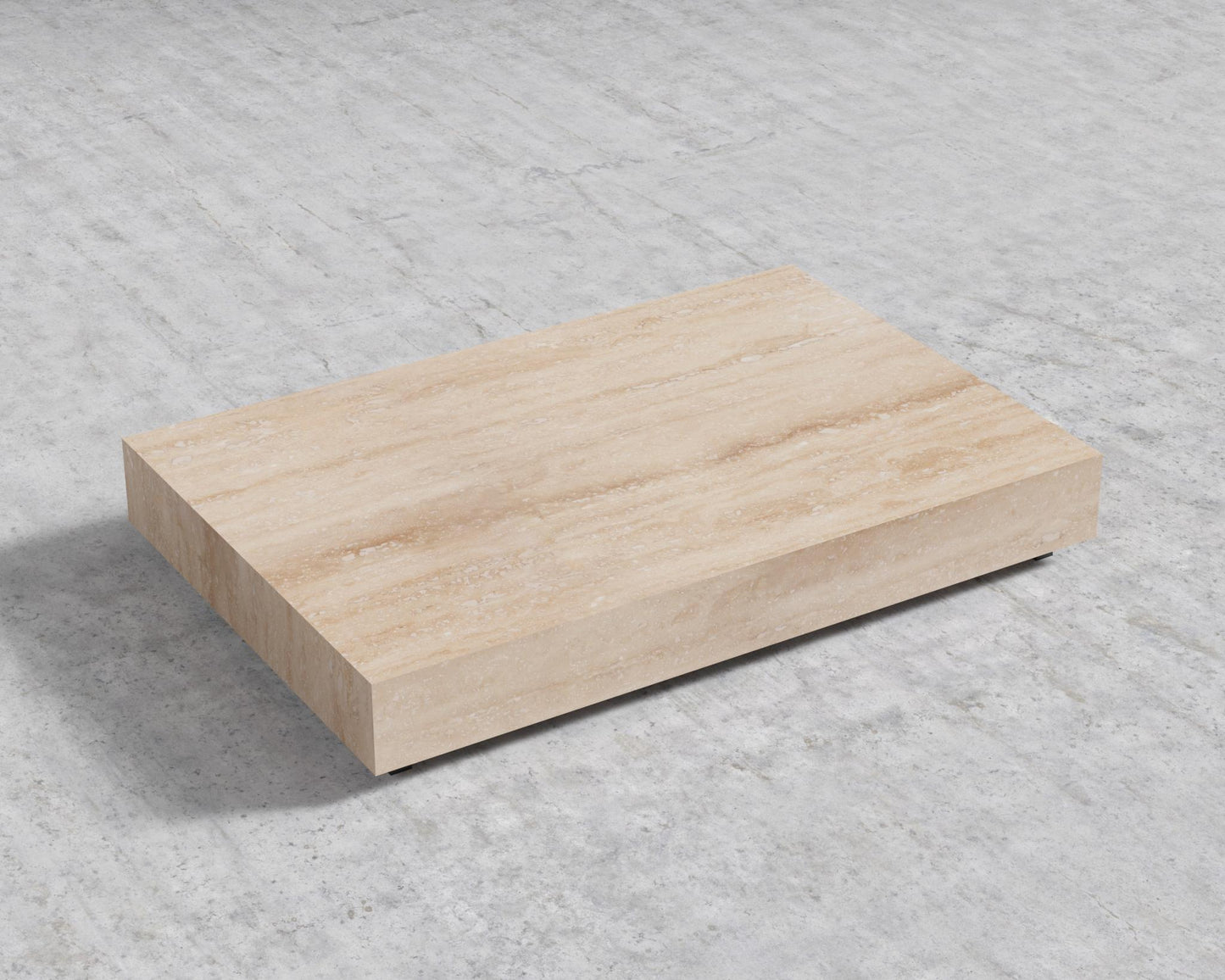 Liza Coffee Table - Black - Liza Outdoor, 40" x 40" | 102 x 102cm, Travertine Ceramic