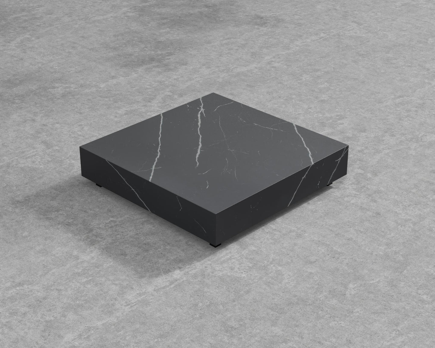 Liza Coffee Table - Black - Liza Outdoor, 40" x 40" | 102 x 102cm, Black Pietra Ceramic