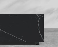 Liza Coffee Table Grande - Black - Liza Outdoor, 40" x 40" | 102 x 102cm, Black Pietra Ceramic