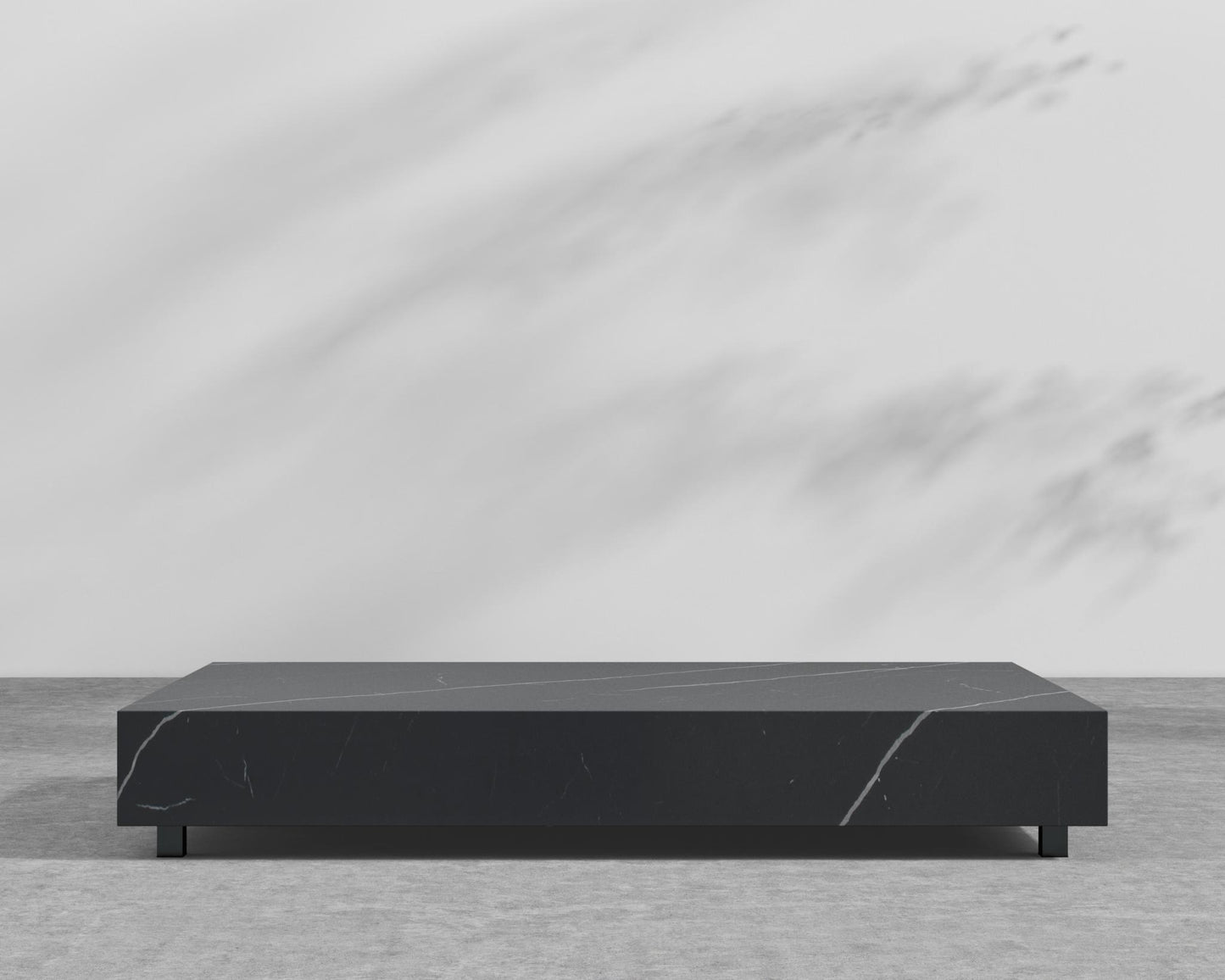 Liza Coffee Table - Black - Liza Outdoor, 40" x 40" | 102 x 102cm, Black Pietra Ceramic