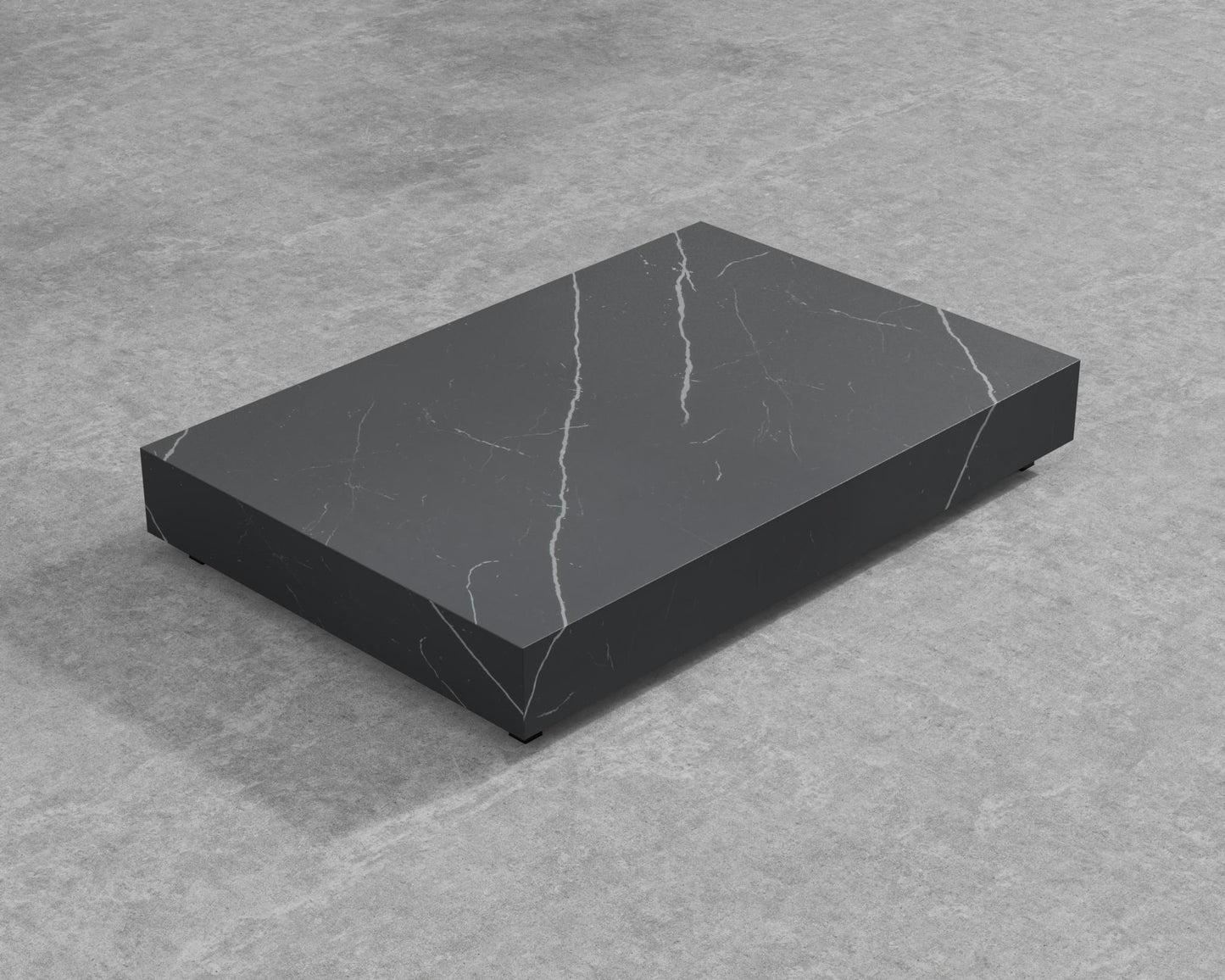 Liza Coffee Table - Black - Liza Outdoor, 40" x 40" | 102 x 102cm, Black Pietra Ceramic