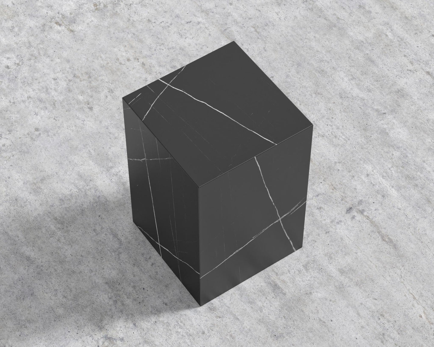 Liza Side Table - Ceramic - Black Pietra Ceramic