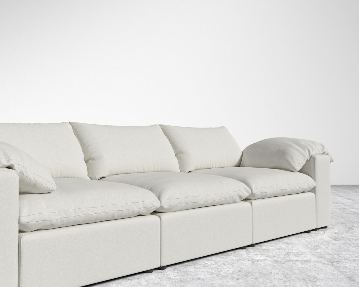 Nuvo 3-Seater Sofa - Modern Felt - Alesund