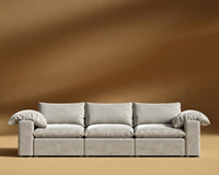 Nuvo 3-Seater Sofa - Venice Vegan Suede - Latte
