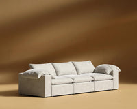 Nuvo 3-Seater Sofa - Venice Vegan Suede - Latte