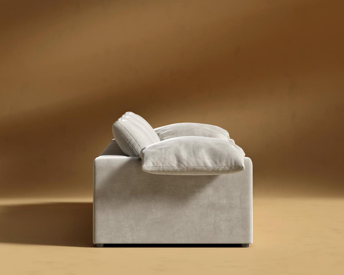 Nuvo 3-Seater Sofa - Venice Vegan Suede - Latte